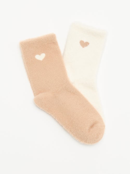 Pack de 2 pares de calcetines fantasía - Kiabi