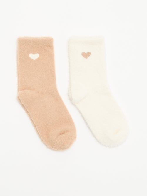 Pack de 2 pares de calcetines fantasía - Kiabi