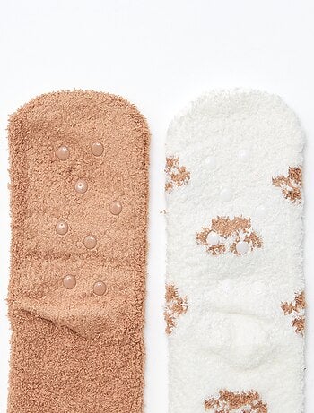 Pack de 2 pares de calcetines fantasía