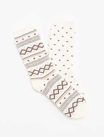Pack de 2 pares de calcetines forrados