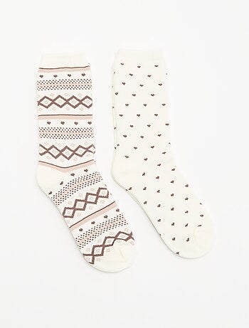 Pack de 2 pares de calcetines forrados