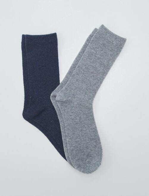 Pack de 2 pares de calcetines - Kiabi