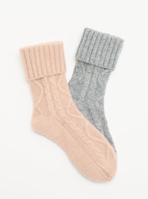 Pack de 2 pares de calcetines - Kiabi