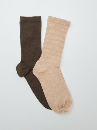 Pack de 2 pares de calcetines