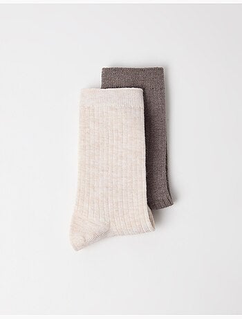 Pack de 2 pares de calcetines, mo fashion