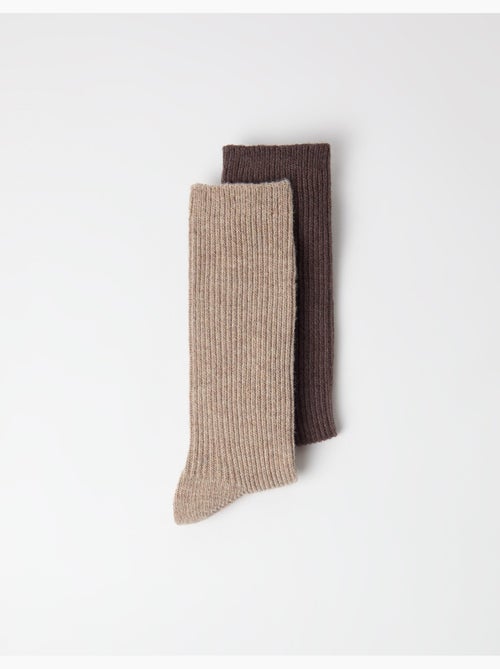 Pack de 2 pares de calcetines, mo fashion - Kiabi Pack de 2 pares de calcetines, mo fashion - Kiabi