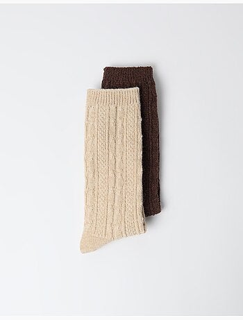 Pack de 2 pares de calcetines, mo fashion