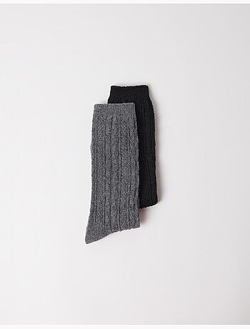 Pack de 2 pares de calcetines, mo fashion