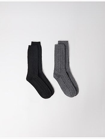 Pack de 2 pares de calcetines, mo fashion