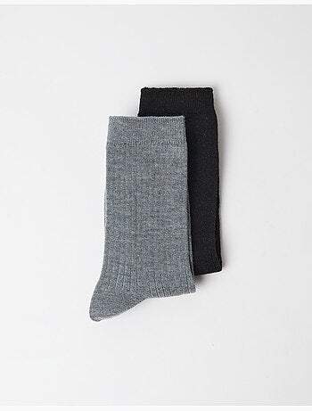 Pack de 2 pares de calcetines, mo fashion
