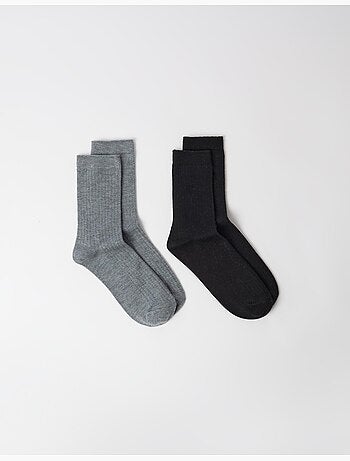 Pack de 2 pares de calcetines, mo fashion