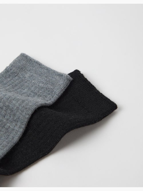 Pack de 2 pares de calcetines, mo fashion - Kiabi Pack de 2 pares de calcetines, mo fashion - Kiabi