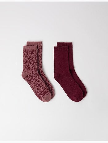 Pack de 2 pares de calcetines, mo fashion