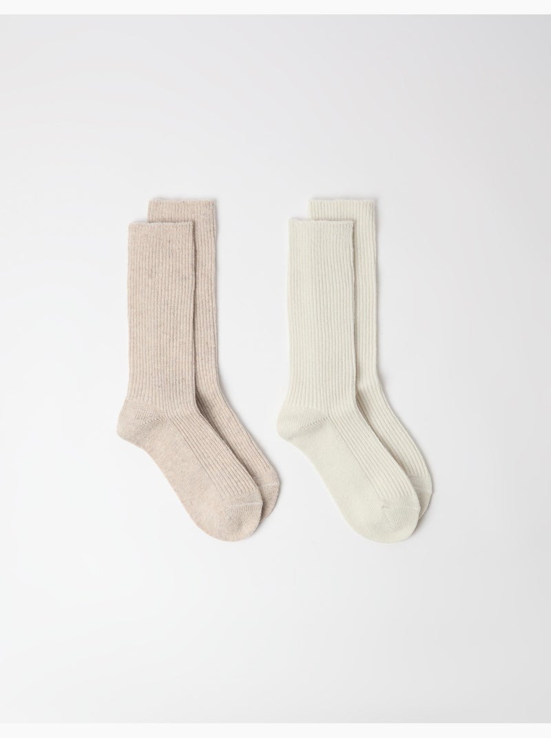 Pack de 2 pares de calcetines, mo fashion Rosa - Kiabi