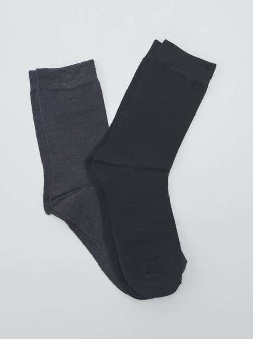 Pack de 2 pares de calcetines - Kiabi