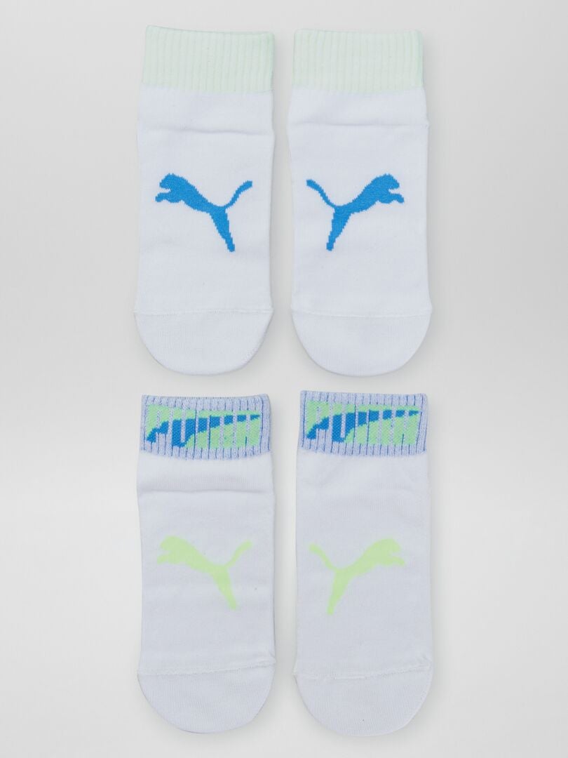 Pack de 2 pares de calcetines 'Puma' BLANCO - Kiabi