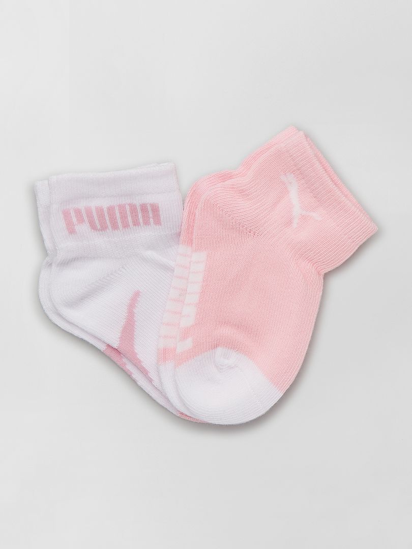 Pack de 2 pares de calcetines 'Puma' ROSA - Kiabi