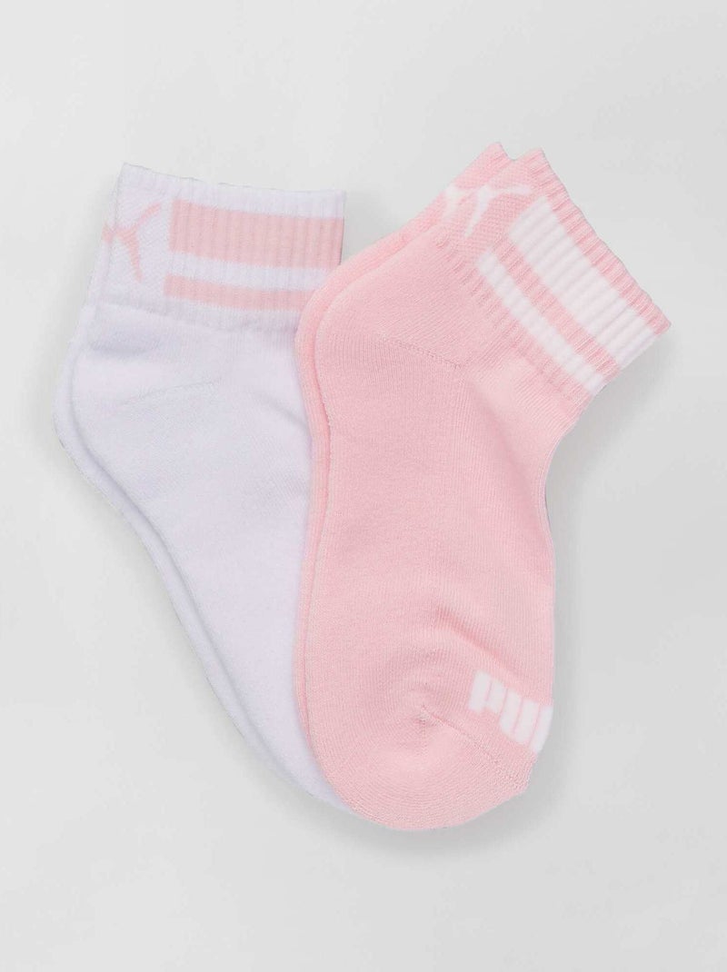 Pack de 2 pares de calcetines 'Puma' ROSA - Kiabi