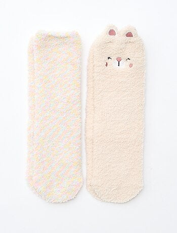 Pack de 2 pares de calcetines suaves y divertidos