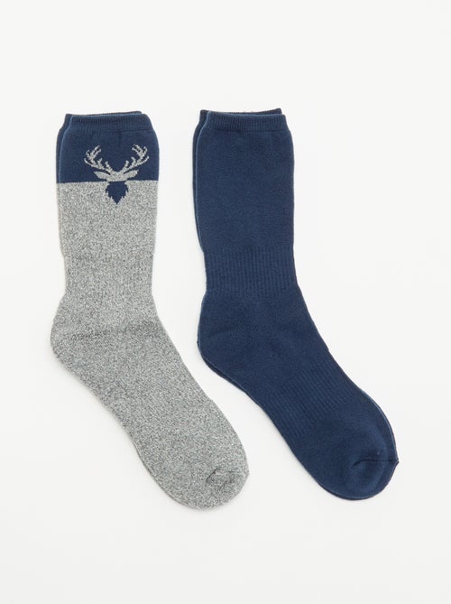 Pack de 2 pares de calcetines térmicos - Kiabi