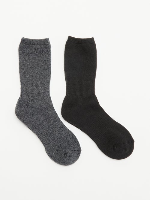 Pack de 2 pares de calcetines térmicos - Kiabi Pack de 2 pares de calcetines térmicos - Kiabi