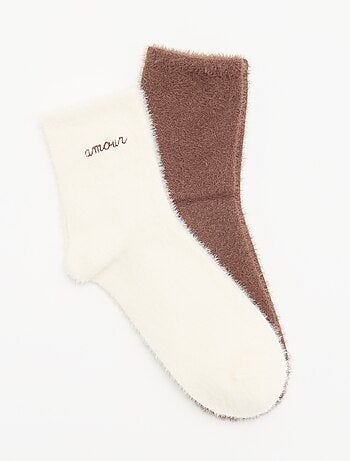 Pack de 2 pares de calcetines tobilleros