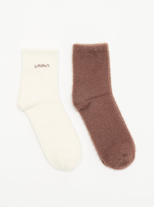Pack de 2 pares de calcetines tobilleros - Kiabi