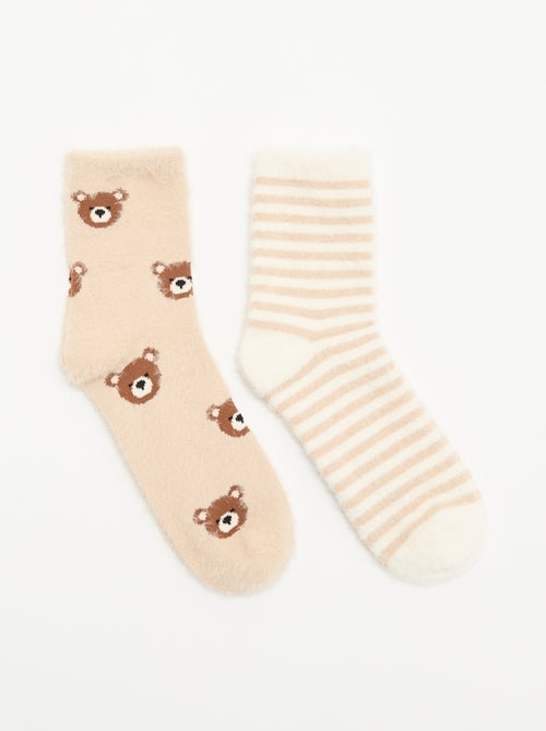 Pack de 2 pares de calcetines tobilleros - Kiabi