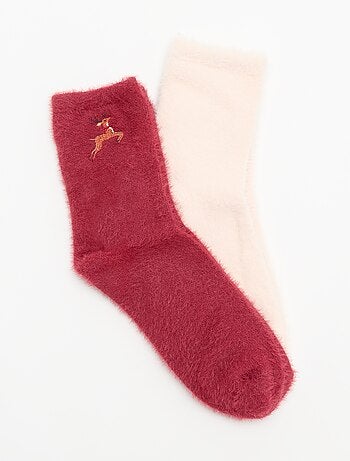 Pack de 2 pares de calcetines tobilleros