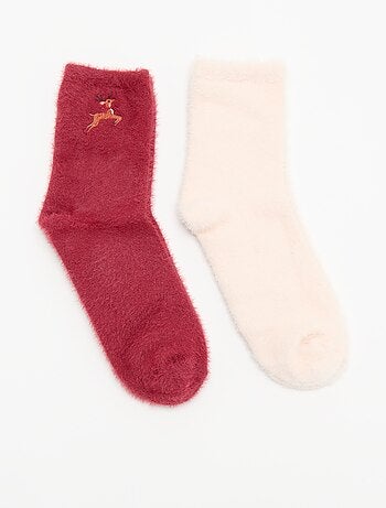 Pack de 2 pares de calcetines tobilleros