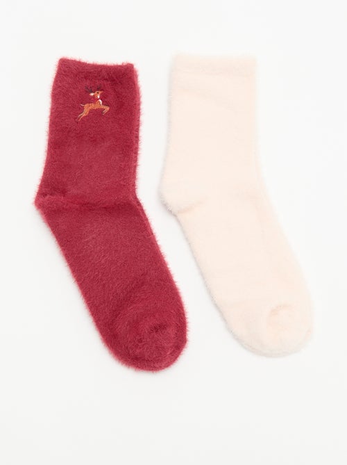 Pack de 2 pares de calcetines tobilleros - Kiabi