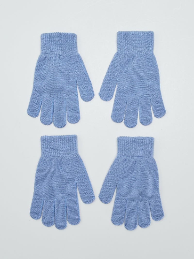 Pack de 2 pares de guantes AMARILLO - Kiabi