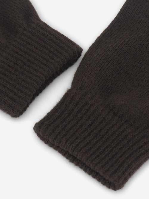 Pack de 2 pares de guantes de punto - Kiabi