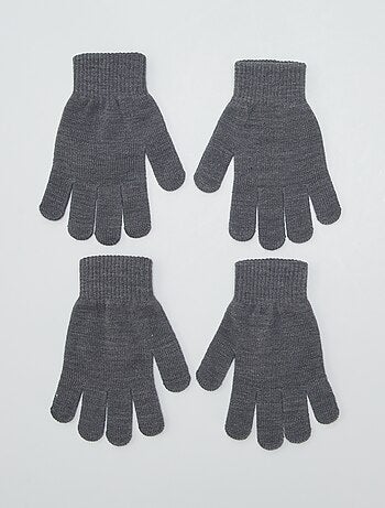 Pack de 2 pares de guantes - Kiabi