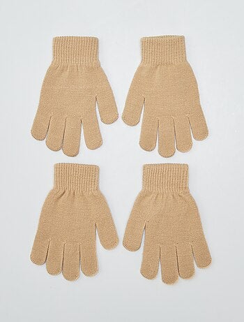Pack de 2 pares de guantes - Kiabi