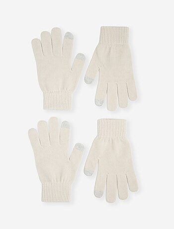 Pack de 2 pares de guantes táctiles