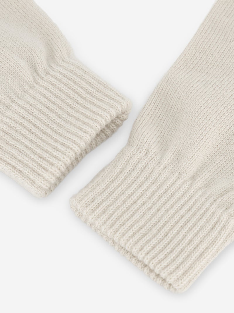 Pack de 2 pares de guantes táctiles Beige - Kiabi