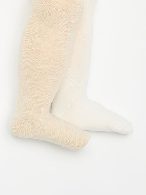 Pack de 2 pares de leotardos - Kiabi Pack de 2 pares de leotardos - Kiabi