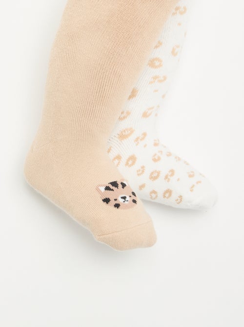 Pack de 2 pares de leotardos - Kiabi