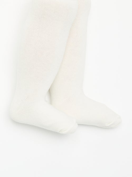 Pack de 2 pares de leotardos - Kiabi Pack de 2 pares de leotardos - Kiabi