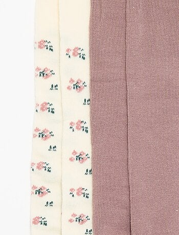 Pack de 2 pares de leotardos de fantasía