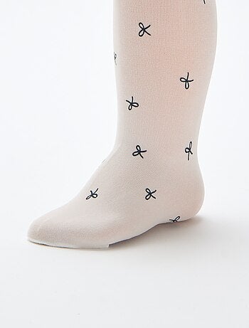 Pack de 2 pares de leotardos ligeros con diseño