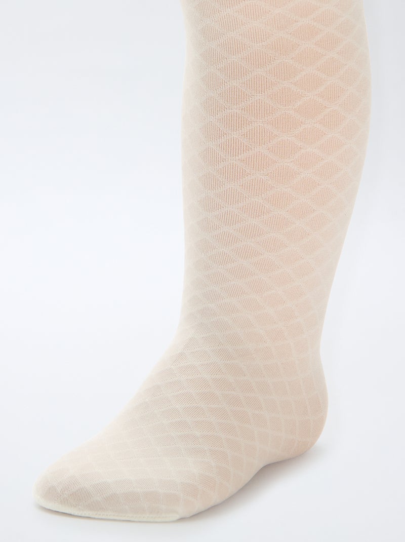 Pack de 2 pares de leotardos ligeros con diseño AZUL - Kiabi