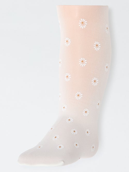 Pack de 2 pares de leotardos ligeros con fantasía - Kiabi