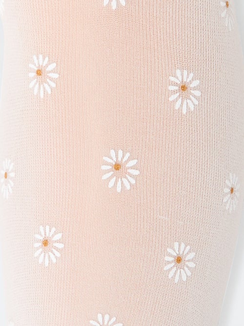 Pack de 2 pares de leotardos ligeros con fantasía - Kiabi