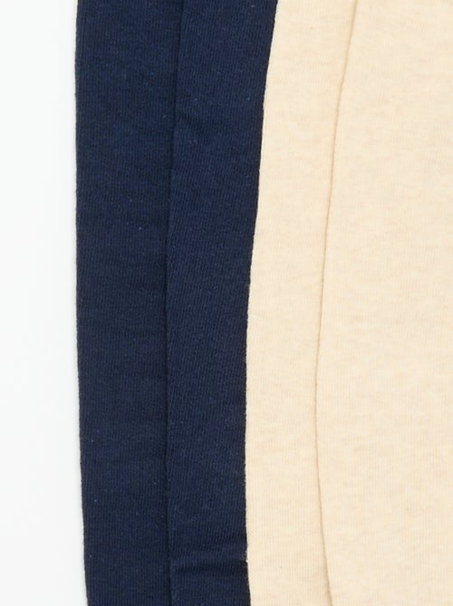 Pack de 2 pares de leotardos lisos - Kiabi