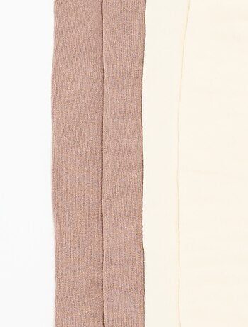 Pack de 2 pares de leotardos lisos