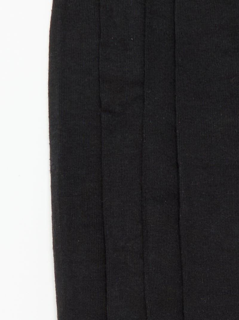Pack de 2 pares de leotardos lisos Negro - Kiabi