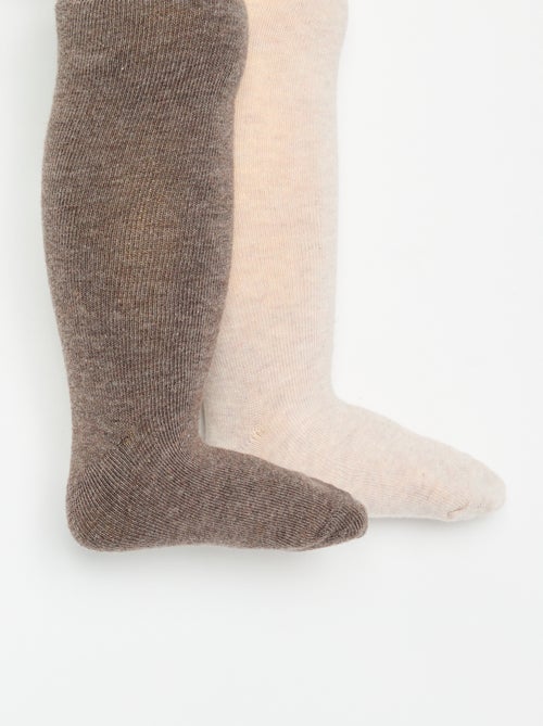 Pack de 2 pares de leotardos - Kiabi Pack de 2 pares de leotardos - Kiabi