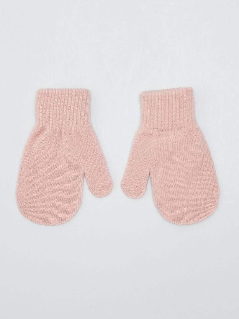 Pack de 2 pares de manoplas ROSA - Kiabi